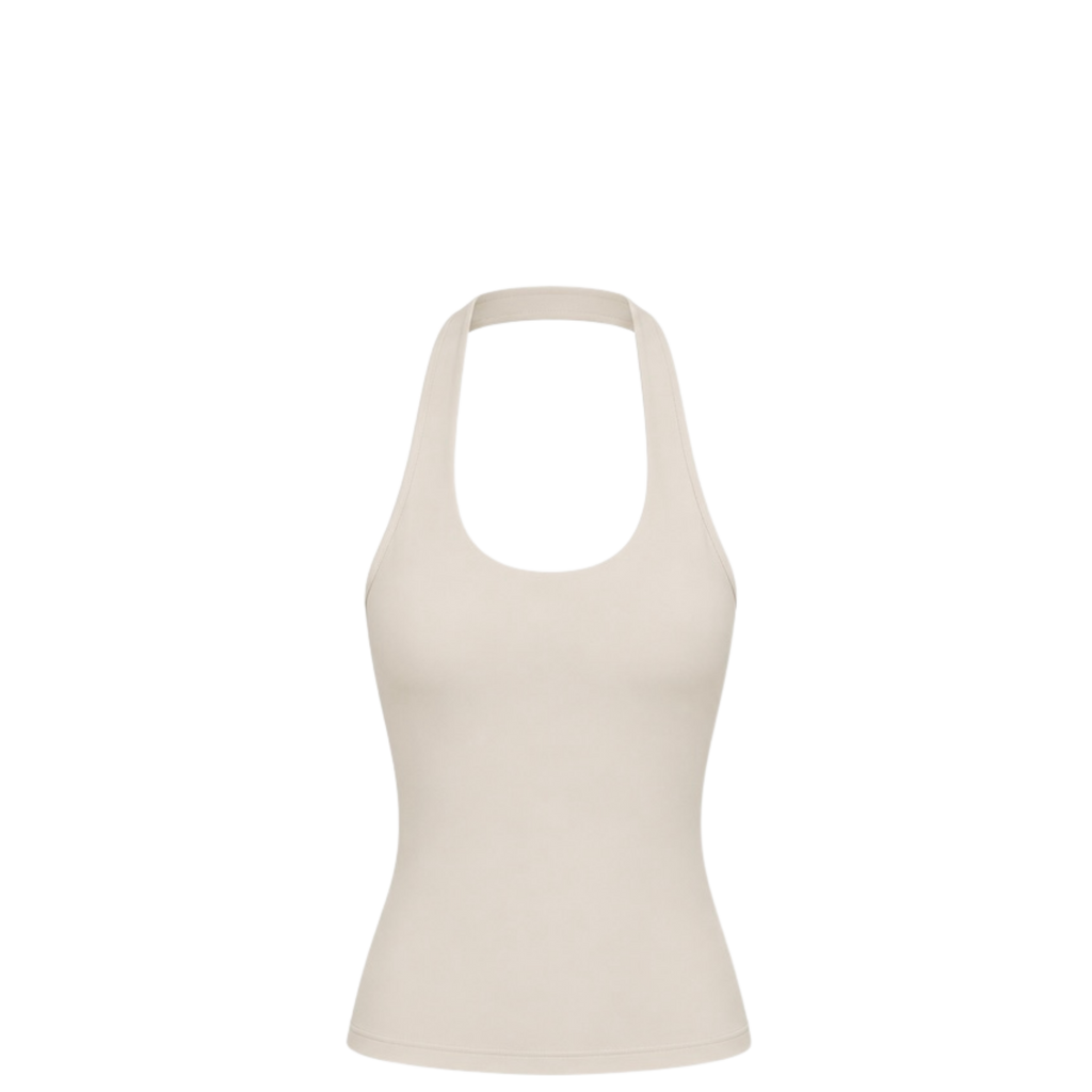 Avaia Halter Top - Truffle