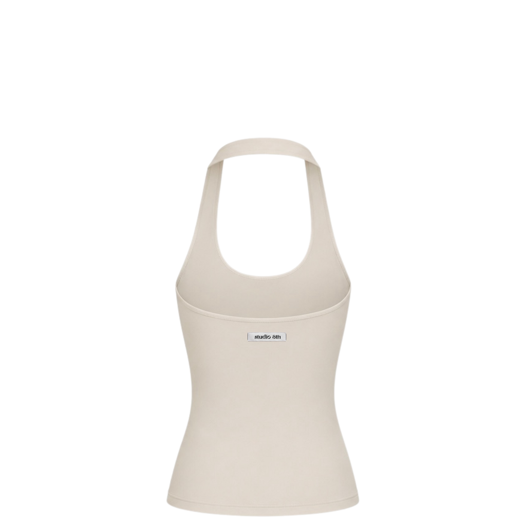 Avaia Halter Top - Truffle