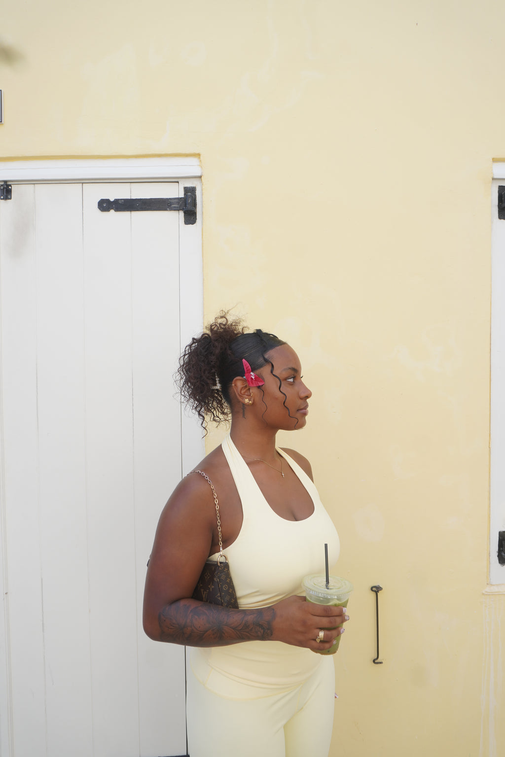 Avaia Halter Top - Butter Yellow